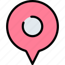 map, pin, location, navigation, marker