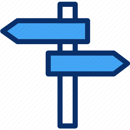 Arrows, direction, directional, map, navigation, signal icon - Download on Iconfinder