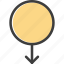 arrow, gender, map, navigation, pin 