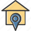 home, house, location, map, navigation 