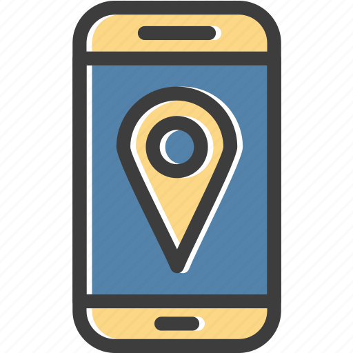 Location, map, mobile, navigation icon - Download on Iconfinder