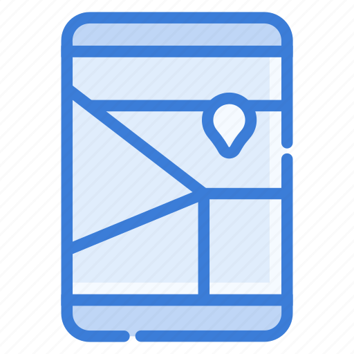 Location, maps, phone icon, pin, place icon - Download on Iconfinder