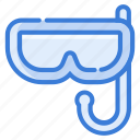 ewuipment, goggles, swimmer icon, swimming, water