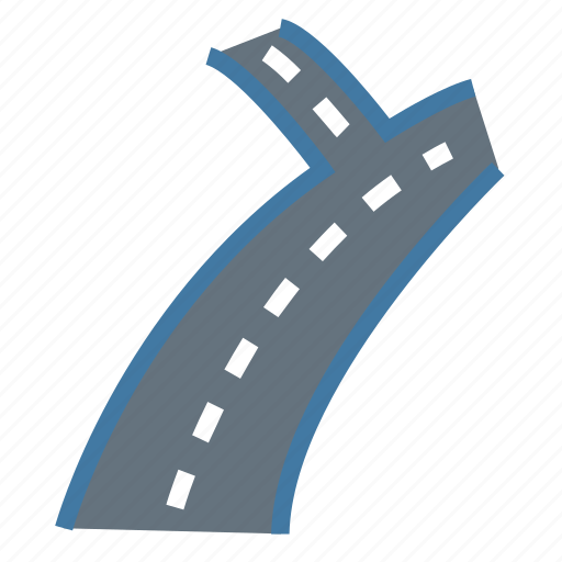 Ashpalt, highway icon, long, road icon - Download on Iconfinder
