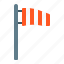 airport, aviation, direction, weather, wind, windsock 