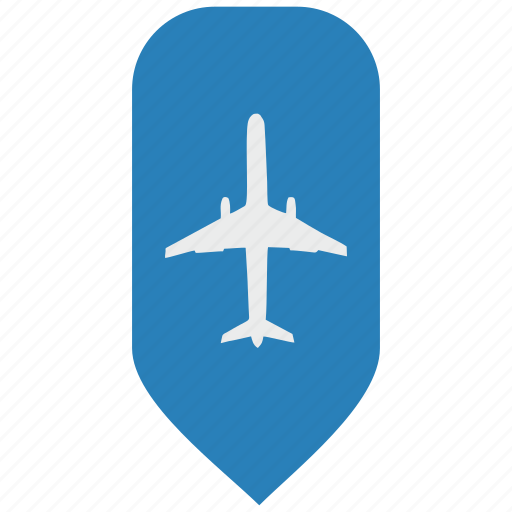 Airbus, fly, map, object, pointer icon - Download on Iconfinder