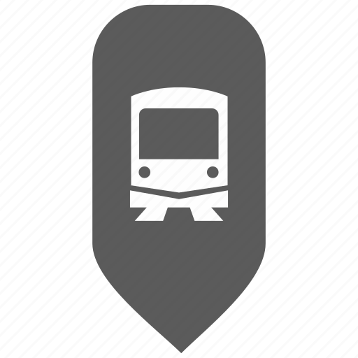 Map, navigation, pointer, railways, train icon - Download on Iconfinder