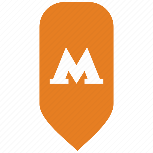 M, map, metropolitan, place, pointer icon - Download on Iconfinder
