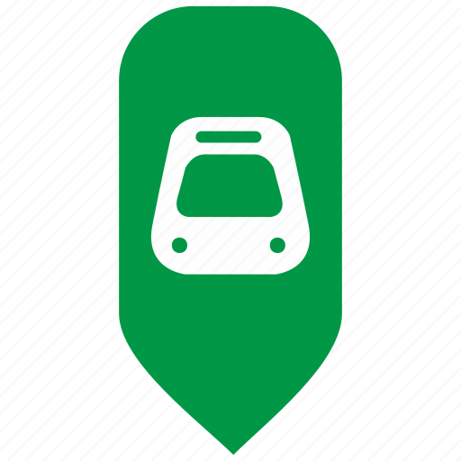 Map, metropolitan, pointer, train, underground icon - Download on Iconfinder