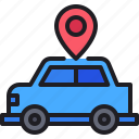 placeholder, pin, car, transportation, location 