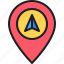 pin, map, location, gps, navigation 