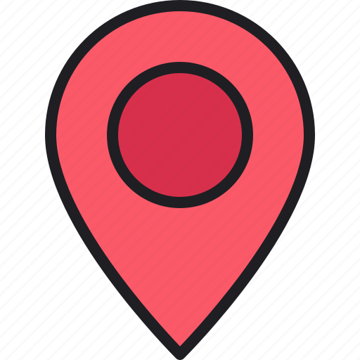 Pin, map, interface, location, place icon - Download on Iconfinder