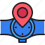 writswatch, pin, map, smartwatch, location 