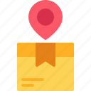 placeholder, map, logistics, pin, box