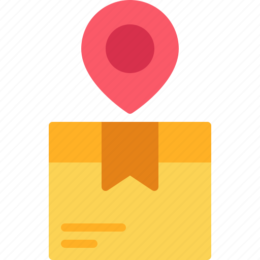 Placeholder, map, logistics, pin, box icon - Download on Iconfinder