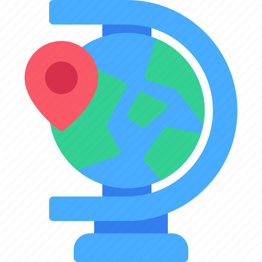Location, globe, map, pin, world icon - Download on Iconfinder