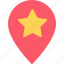 location, map, police, favorite, pin 