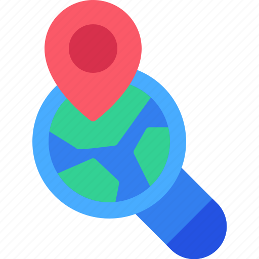Location, map, world, magnifier, search icon - Download on Iconfinder