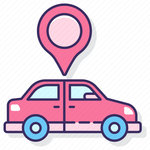 Arrived, car, destination, transport icon - Download on Iconfinder