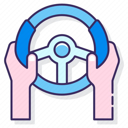 Car, driving, hands, wheel icon - Download on Iconfinder