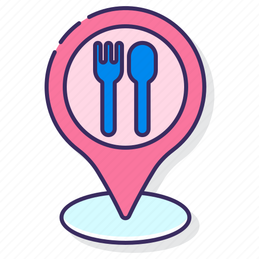 Food, location, map, marker icon - Download on Iconfinder