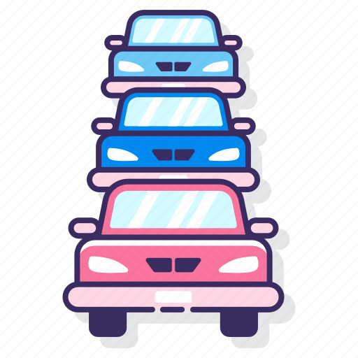 Cars, jam, traffic, transportation icon - Download on Iconfinder