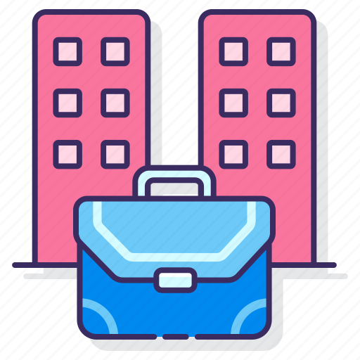 Briefcase, building, business, work icon - Download on Iconfinder