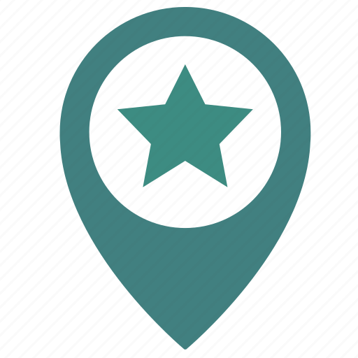 Favorite, map, object, point, star, pointer icon - Download on Iconfinder