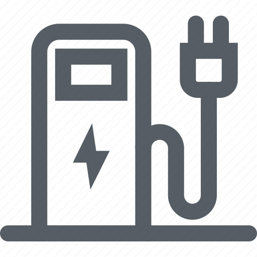 Charger, charging point, electricity, ev, ev station icon