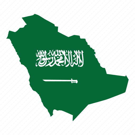 Arabia, flag, map, saudia, world icon - Download on Iconfinder