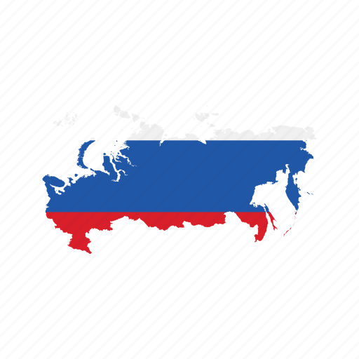 Flag, map, pin, russia icon - Download on Iconfinder