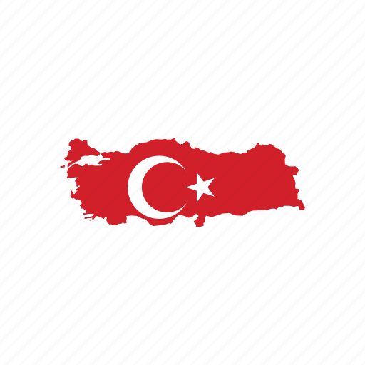 Flag, map, turkey, world icon - Download on Iconfinder