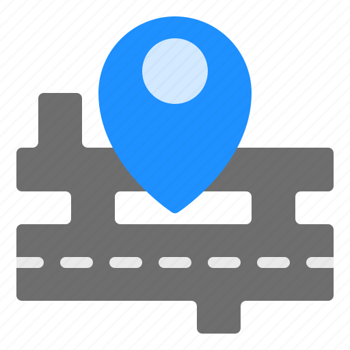 Gps, location, map, pin, road icon - Download on Iconfinder