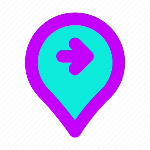 Maps, location, map, arrow icon - Download on Iconfinder