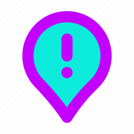 Maps, location, warning icon - Download on Iconfinder