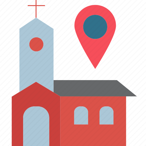 Church location, church address, building address, church direction, church tracking, church, location icon - Download on Iconfinder