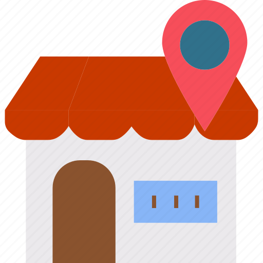 Market location, shop location, marketplace, store location, outlet, shop direction, shop icon - Download on Iconfinder