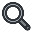 find, search, magnifier