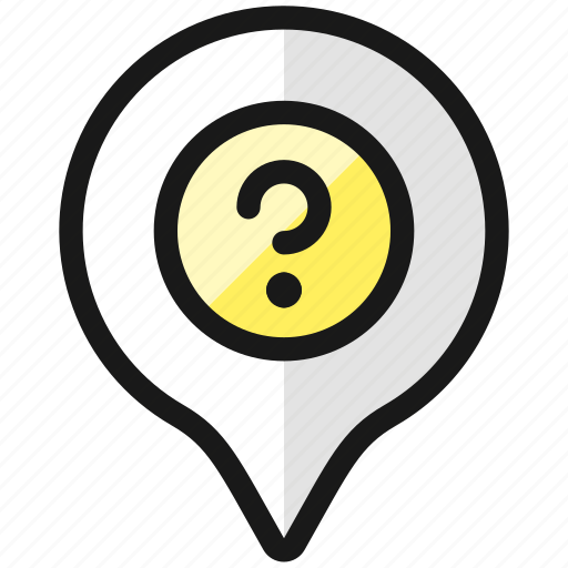 Pin, question, style icon - Download on Iconfinder