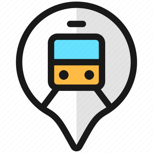 Style, train, pin icon - Download on Iconfinder