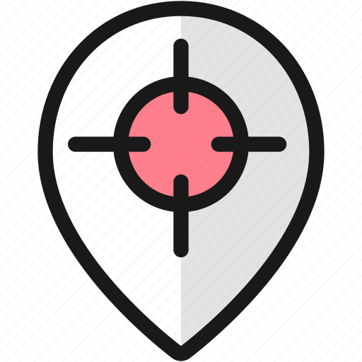 Target, style, pin icon - Download on Iconfinder