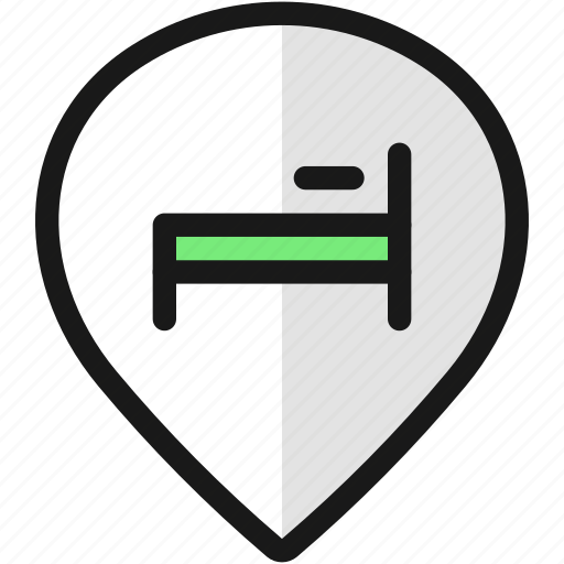 Pin, style, bed icon - Download on Iconfinder on Iconfinder