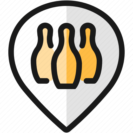 Bowling, pin, style icon - Download on Iconfinder