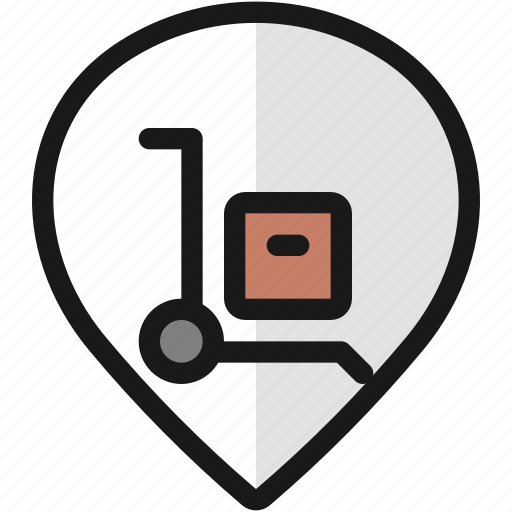 Pin, style, cargo icon - Download on Iconfinder