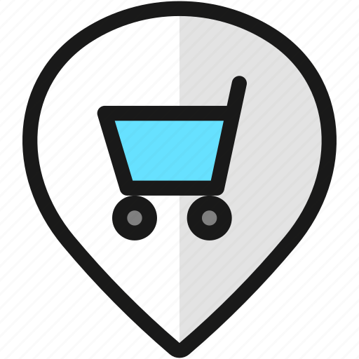 Pin, style, cart icon - Download on Iconfinder on Iconfinder