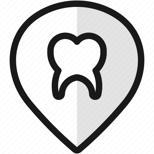 Pin, style, dentist icon - Download on Iconfinder