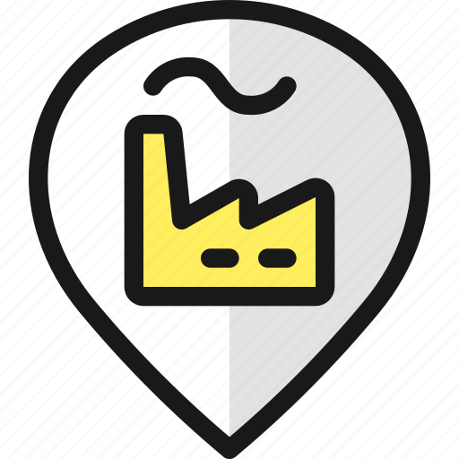 Pin, factory, style icon - Download on Iconfinder