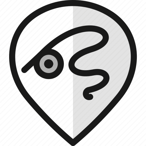 Pin, rod, style, fish icon - Download on Iconfinder
