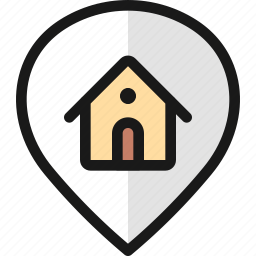Home, pin, style icon - Download on Iconfinder on Iconfinder