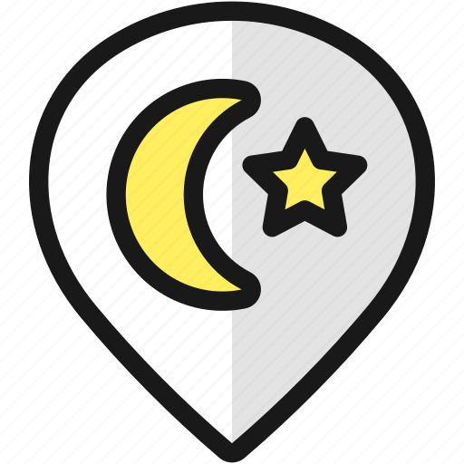 Islam, pin, style icon - Download on Iconfinder